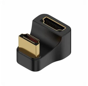 HDMI Male Type-A to HDMI Female Port Savers 360 Degree Down Opposite U Shape Back Angled Extension Adapter Converter HDMI Male Type-A to HDMI Female Port Savers 360 Degree Down Opposite U Shape Back Angled Extension Adapter Converter