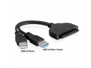 HKCY U3-067 USB 3.0 to SATA 22Pin 2.5" Hard disk driver Adapter With extral USB Power cable HKCY U3-067 USB 3.0 to SATA 22Pin 2.5" Hard disk driver Adapter With extral USB Power cable