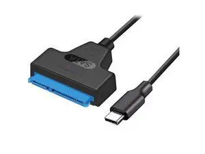 SM Type C USB 3.1 Male to SATA 22 Pin 2.5" Hard disk driver SSD Adapter Cable for Macbook & Laptop SM Type C USB 3.1 Male to SATA 22 Pin 2.5" Hard disk driver SSD Adapter Cable for Macbook & Laptop