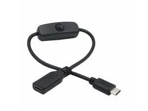 USB-C Extension Cable with On Off Power Switch Button USB Type-C Male to Female for Laptop Keyboard Raspberry Pi 4B USB-C Extension Cable with On Off Power Switch Button USB Type-C Male to Female for Laptop Keyboard Raspberry Pi 4B
