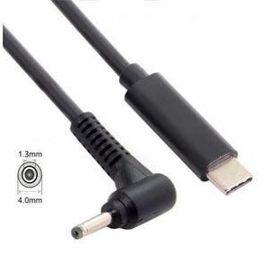 Type-C USB-C Input to DC 4.0*1.3mm Power PD Charge Angled Cable for Laptop 18-20V Type-C USB-C Input to DC 4.0*1.3mm Power PD Charge Angled Cable for Laptop 18-20V