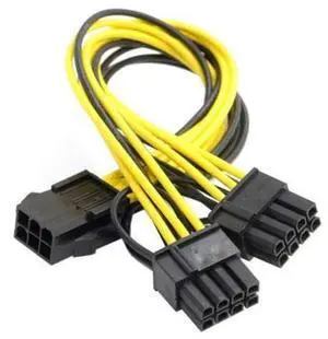 HKCY PW-028 PCI-E PCI Express ATX 6Pin Male to Dual 8Pin6Pin Female Video Card Extension Splitter Power Cable HKCY PW-028 PCI-E PCI Express ATX 6Pin Male to Dual 8Pin6Pin Female Video Card Extension Splitter Power Cable