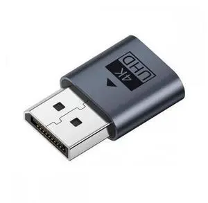 CY DP Virtual Display Adapter Displayport Dummy Plug Headless Ghost Emulator 4K@17hz with LED Light Blue CY DP Virtual Display Adapter Displayport Dummy Plug Headless Ghost Emulator 4K@17hz with LED Light Blue