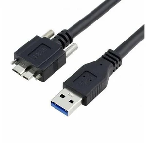 USB 3.0 A type Cable Male to Micro USB 3.0 B Male with Mount Panel Screws for Hard Disk Mobile Phone USB 3.0 A type Cable Male to Micro USB 3.0 B Male with Mount Panel Screws for Hard Disk Mobile Phone