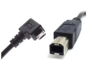 HKCY U2-103-RI 30cm Right Angled 90 Degree Micro USB OTG to Standard B Type Printer Scanner Hard Disk Cable HKCY U2-103-RI 30cm Right Angled 90 Degree Micro USB OTG to Standard B Type Printer Scanner Hard Disk Cable