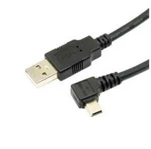 Mini USB B Type 5pin Male Right Angled 90 Degree to USB 2.0 Male Data Cable 6ft 1.8m U2-057-RI-1.8M Mini USB B Type 5pin Male Right Angled 90 Degree to USB 2.0 Male Data Cable 6ft 1.8m U2-057-RI-1.8M