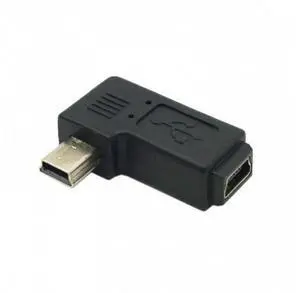 SM Mini USB 2.0 5P Male to Female M to F Extension Adapter 90 Degree Right Angled SM Mini USB 2.0 5P Male to Female M to F Extension Adapter 90 Degree Right Angled