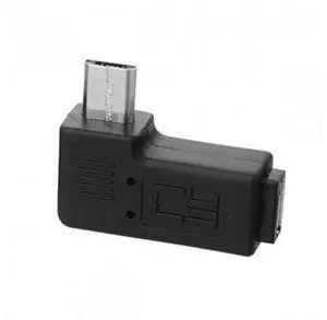 SM 90 Degree Left Angled Micro USB 2.0 5Pin Male to Female M to F Extension Adapter SM 90 Degree Left Angled Micro USB 2.0 5Pin Male to Female M to F Extension Adapter