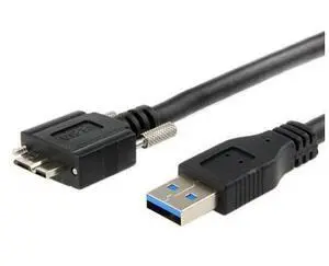 USB 3.0 A type Cable Male to Micro USB 3.0 B Male with Mount Panel Screws for Hard Disk Mobile Phone USB 3.0 A type Cable Male to Micro USB 3.0 B Male with Mount Panel Screws for Hard Disk Mobile Phone