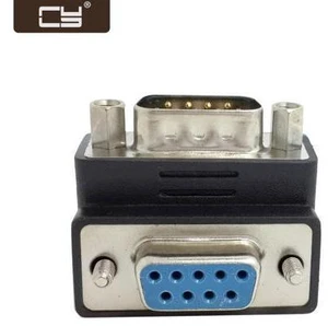 D-Sub RS232 9Pin Male to Female Up Angled 90 Degree Extension Adapter DB-016-UP D-Sub RS232 9Pin Male to Female Up Angled 90 Degree Extension Adapter DB-016-UP