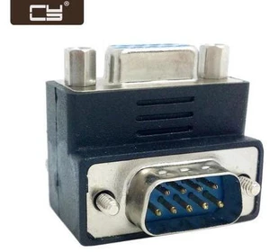 Down Right Angled 270 degree RS232 D-Sub 9Pin Male screw type To Female Nut type extension Adapter DB-001-DN Down Right Angled 270 degree RS232 D-Sub 9Pin Male screw type To Female Nut type extension Adapter DB-001-DN