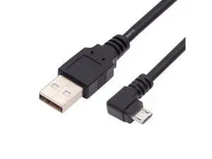 SM Left angled 90 degree Micro USB Male - USB Data Charge Cable for i9100 9220 9250 SM Left angled 90 degree Micro USB Male - USB Data Charge Cable for i9100 9220 9250