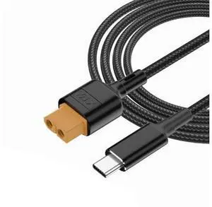HKCY USB-C Charger Cord SC100 Protocol XT60 to Type-C Fast Charging Cable for RC Lipo Battery Quadcopter Multicopter Aeromodelling HKCY USB-C Charger Cord SC100 Protocol XT60 to Type-C Fast Charging Cable for RC Lipo Battery Quadcopter Multicopter Aeromodelling