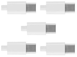 5set DIY 24pin USB 3.1 Type-C USB-C Male Plug Connector SMT type with 3.5mm SR and Housing Cover (White) 5set DIY 24pin USB 3.1 Type-C USB-C Male Plug Connector SMT type with 3.5mm SR and Housing Cover (White)