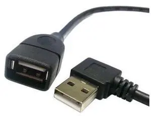 480M USB 2.0 Left Angled 90 degree A type male to Female extension cable 40cm U2-002-LE-0.4M 480M USB 2.0 Left Angled 90 degree A type male to Female extension cable 40cm U2-002-LE-0.4M