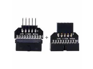 1set Reversible USB 2.0 9Pin Housing to Motherboard USB 3.0 20pin Header Female Adapter 1set Reversible USB 2.0 9Pin Housing to Motherboard USB 3.0 20pin Header Female Adapter