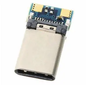 DIY 24pin USB 3.1 Type-C USB-C Male Plug Connector SMT type with PC Board DIY 24pin USB 3.1 Type-C USB-C Male Plug Connector SMT type with PC Board