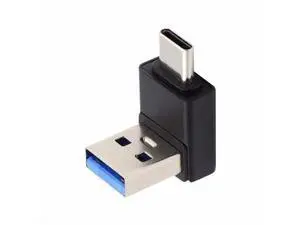 Up Angled USB3.0 Type A Male to USB 3.1 Type-C Male Data 10Gbps Charge Adapter 90 Degree for Laptop Phone Up Angled USB3.0 Type A Male to USB 3.1 Type-C Male Data 10Gbps Charge Adapter 90 Degree for Laptop Phone