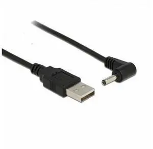 USB 2.0 Male to Right Angled 90 Degree 3.5mm 1.35mm DC power Plug Barrel 5v Cable 100cm USB 2.0 Male to Right Angled 90 Degree 3.5mm 1.35mm DC power Plug Barrel 5v Cable 100cm