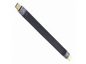Type-C USB-C Male to Male USB 3.1 10Gbps Flat Slim FPC Data Cable for Laptop & Phone 13cm Type-C USB-C Male to Male USB 3.1 10Gbps Flat Slim FPC Data Cable for Laptop & Phone 13cm