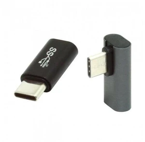 SM 2pcs/lot Low Profile Angled & Straight USB 3.1 Type C Male to USB-C Female Power Data 10Gbps Adapter for NS Switch & Phone SM 2pcs/lot Low Profile Angled & Straight USB 3.1 Type C Male to USB-C Female Power Data 10Gbps Adapter for NS Switch & Phone