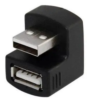 CYSM Up Angled USB 2.0 Adapter A Male to Female Extension 90 180 360 Degree Black CYSM Up Angled USB 2.0 Adapter A Male to Female Extension 90 180 360 Degree Black