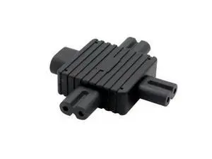 SM IEC 320 Figure 8 C8 Male to 3X Female C7 Splitter Power Adapter for Power Supply 1 in 3 out SM IEC 320 Figure 8 C8 Male to 3X Female C7 Splitter Power Adapter for Power Supply 1 in 3 out
