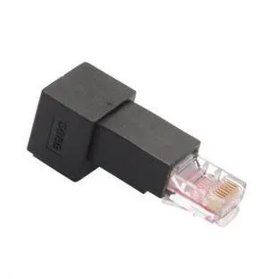 SM Down Angled 90 Degree 8P8C FTP STP UTP Cat 5e Male to Female Lan Ethernet Network Extension Adapter SM Down Angled 90 Degree 8P8C FTP STP UTP Cat 5e Male to Female Lan Ethernet Network Extension Adapter