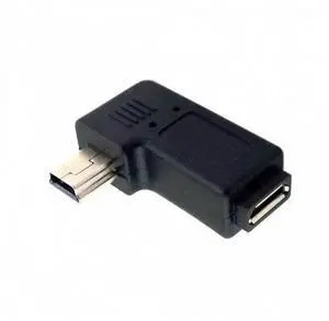 CYSM 90 Degree Right Angled Mini USB Male to Micro USB Female Data Sync Power Adapter CYSM 90 Degree Right Angled Mini USB Male to Micro USB Female Data Sync Power Adapter