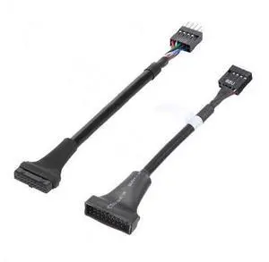 2pcs USB 2.0 9Pin to USB 3.0 20pin Housing Header Female Cable Reversible for Motherboard 2pcs USB 2.0 9Pin to USB 3.0 20pin Housing Header Female Cable Reversible for Motherboard