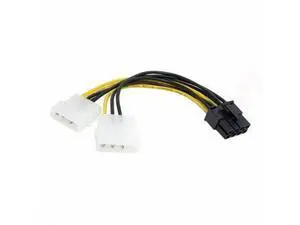 HKCY SA-137 Dual Molex 4pin IDE to 8 Pin PCI-E Power Lead Cable for Asus MSI VGA Video Graphic Card HKCY SA-137 Dual Molex 4pin IDE to 8 Pin PCI-E Power Lead Cable for Asus MSI VGA Video Graphic Card