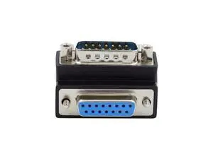 HKCY DSUB RS232 D-subminiature 15pin Male Nut to Female Screw Extension Adapter DB Connector Up 90 Degree Angled HKCY DSUB RS232 D-subminiature 15pin Male Nut to Female Screw Extension Adapter DB Connector Up 90 Degree Angled