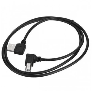 Left Angled USB 2.0 A Male to B Male Angled 90 Degree Printer Cable 50cm U2-032-LE Left Angled USB 2.0 A Male to B Male Angled 90 Degree Printer Cable 50cm U2-032-LE