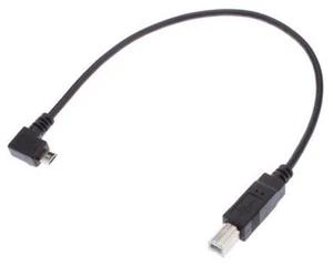 30cm Right Angled 90 Degree Micro USB OTG to Standard B Type Printer Scanner Hard Disk Cable U2-203-RI-0.3M 30cm Right Angled 90 Degree Micro USB OTG to Standard B Type Printer Scanner Hard Disk Cable U2-203-RI-0.3M