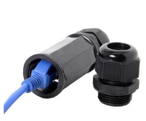 SM Locking Waterproof CAT6 RJ45 Female to Female Lan Ethernet Network Extension Adapter Coupler SM Locking Waterproof CAT6 RJ45 Female to Female Lan Ethernet Network Extension Adapter Coupler