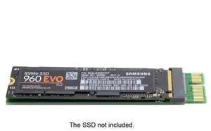 SM NGFF M-key NVME AHCI SSD to PCI-E 3.0 1x x1 Vertical Adapter for XP941 SM951 PM951 960 EVO SSD SM NGFF M-key NVME AHCI SSD to PCI-E 3.0 1x x1 Vertical Adapter for XP941 SM951 PM951 960 EVO SSD