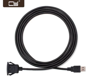 1m Waterproof Single USB 3.0 Extension Latch Mount Car AUX Cable for Dashboard Panel U3-030-1P 1m Waterproof Single USB 3.0 Extension Latch Mount Car AUX Cable for Dashboard Panel U3-030-1P