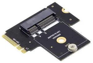 HKCY NGFF Key A+E PCI Express Male to Female Right Angled 90 Degree Low Profile Adapter Extension Card Riser HKCY NGFF Key A+E PCI Express Male to Female Right Angled 90 Degree Low Profile Adapter Extension Card Riser