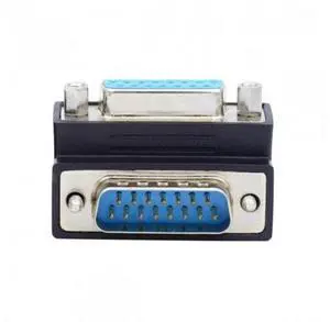 HKCY DB-003-DN Down 90 Degree Angled DSUB D-subminiature 15pin Male to Female Extension Adapter DB Connector HKCY DB-003-DN Down 90 Degree Angled DSUB D-subminiature 15pin Male to Female Extension Adapter DB Connector