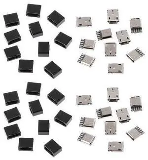 HKCY CN-001-50PCS 50Pcs Type B Micro USB Female 5 Pin Jack Port Socket Connector Solder Type Repair Parts HKCY CN-001-50PCS 50Pcs Type B Micro USB Female 5 Pin Jack Port Socket Connector Solder Type Repair Parts