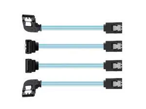 4pcs/lot 90 Degree Angled Type Internal 4-SATA Host to 4SATA 7pin Target Disk 6Gbps Data Server Cable 25cm 4pcs/lot 90 Degree Angled Type Internal 4-SATA Host to 4SATA 7pin Target Disk 6Gbps Data Server Cable 25cm