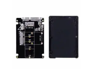 Combo M.2 NGFF B-key mSATA SSD to SATA 3.0 Adapter Converter Case Enclosure with Switch Combo M.2 NGFF B-key mSATA SSD to SATA 3.0 Adapter Converter Case Enclosure with Switch