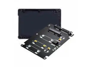 Mini PCI-E mSATA SSD to 2.5" SATA Hard Disk Enclosure Case Converter Adapter for MSATA SSD Mini PCI-E mSATA SSD to 2.5" SATA Hard Disk Enclosure Case Converter Adapter for MSATA SSD