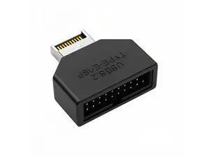 Overmold Type-E IDC Socket USB 3.1 Front Panel Header to USB 3.0 20Pin Header Extension Adapter with CH334P Overmold Type-E IDC Socket USB 3.1 Front Panel Header to USB 3.0 20Pin Header Extension Adapter with CH334P