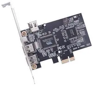 PCI-E 1X 4X 16X to Firewire 400 Capture Card IEEE 1394a PCI Express 4 Ports Card 6Pin and 4Pin IEEE-1394 400Mbps Adapter for Windows Mac Os Linux PCI-E 1X 4X 16X to Firewire 400 Capture Card IEEE 1394a PCI Express 4 Ports Card 6Pin and 4Pin IEEE-1394 400Mbps Adapter for Windows Mac Os Linux