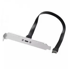 USB 3.2 Type-E IDC 20Pin Front Panel Header to USB-C Type-C Female Extension Cable 20Gbps with Panel Mount Screw USB 3.2 Type-E IDC 20Pin Front Panel Header to USB-C Type-C Female Extension Cable 20Gbps with Panel Mount Screw