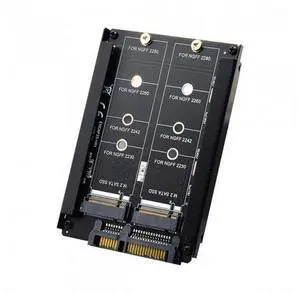 HKCY SA-031 Dual NGFF B+M Key M.2 SSD Card JOBD Raid0 Span Bridge to 2.5inch SATA Combo HDD Disk Drive Enclosure HKCY SA-031 Dual NGFF B+M Key M.2 SSD Card JOBD Raid0 Span Bridge to 2.5inch SATA Combo HDD Disk Drive Enclosure