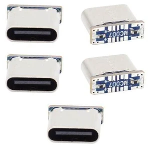 5pcs/lot DIY Solder Type-C Female Socket Connector Replace for Micro-USB 5Pin Female SMT Type DC 5V Power 5pcs/lot DIY Solder Type-C Female Socket Connector Replace for Micro-USB 5Pin Female SMT Type DC 5V Power