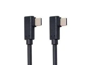 USB-C Type-C to Type-C Cable Gen2 10Gbps 65W Dual 90 Degree Left Right Angled Type USB-C Type-C to Type-C Cable Gen2 10Gbps 65W Dual 90 Degree Left Right Angled Type