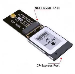 CF-Express Type-B to NVMe 2230 M.2 M-Key CH SN530 SSD Adapter CFE for XBOX Series XS PCIe4.0 Expansion Memory Card CF-Express Type-B to NVMe 2230 M.2 M-Key CH SN530 SSD Adapter CFE for XBOX Series XS PCIe4.0 Expansion Memory Card